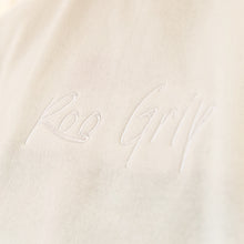 Load image into Gallery viewer, Script Embroidery - White Fleece Crewneck