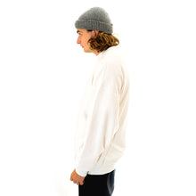 Load image into Gallery viewer, Script Embroidery - White Fleece Crewneck
